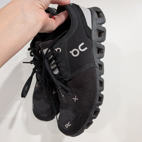 On Cloud CLOUD X 3 Running Shoes Black Size 8 - Picture 4 of 5
